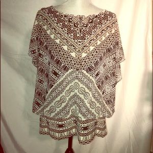 Stylish Open Sleeve Lined Blouse